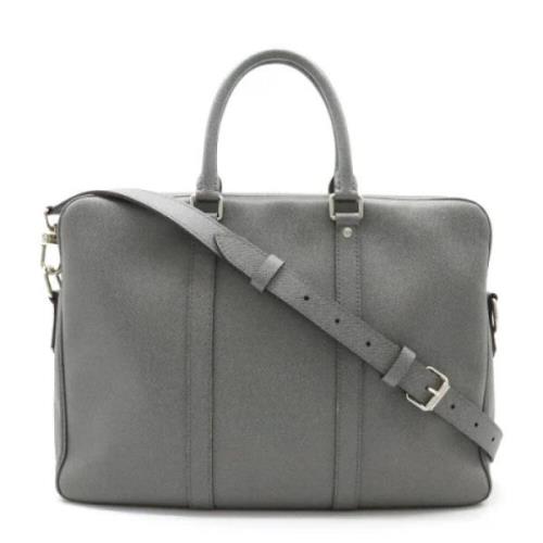 Louis Vuitton Vintage Pre-owned Canvas handvskor Gray, Herr