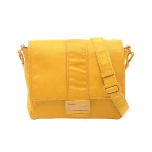 Fendi Vintage Pre-owned Nylon fendi-vskor Yellow, Dam