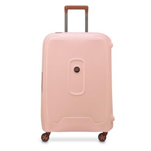 Delsey Moncey Medium Resväska med 4 Hjul Rosa Pink, Unisex