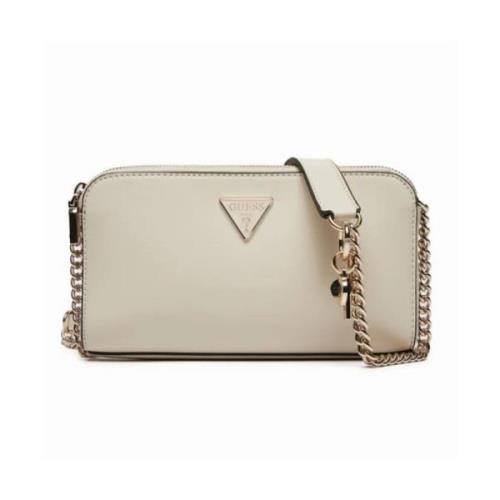 Guess Daryna Status Crossbody Väska Beige, Dam