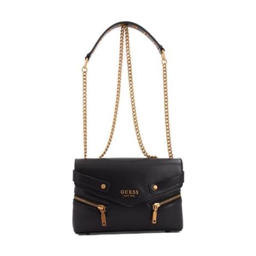 Guess Omvandlingsbar Crossbody-väska Black, Dam