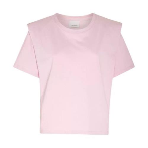 Isabel Marant Rosa T-shirt med korta ärmar Zelitos Pink, Dam