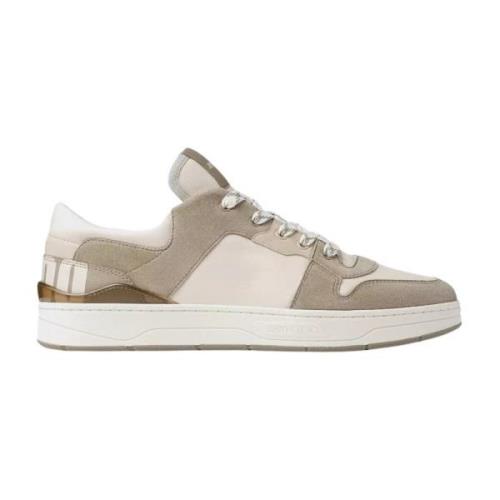 Jimmy Choo Beige Läder Sneakers Brown, Herr