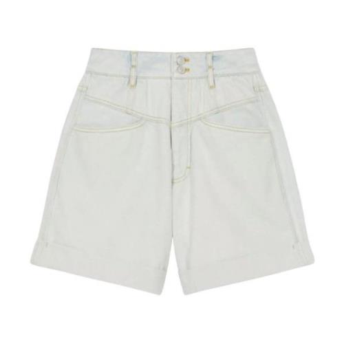 Kenzo Högmidjade denim shorts Blue, Dam