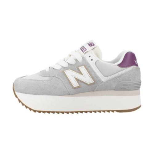 New Balance Casual Lifestyle Sneakers Wl574 ZCO Gray, Dam