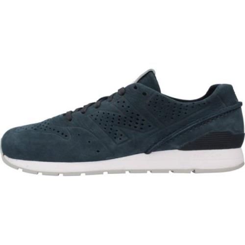 New Balance Blå Mocka Lifestyle Sneakers Blue, Dam