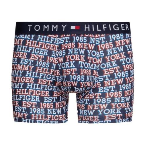 Tommy Hilfiger Blå Tryckt Boxer Briefs Multicolor, Herr