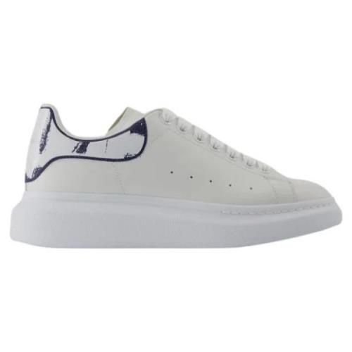 Alexander McQueen Laeder sneakers White, Dam