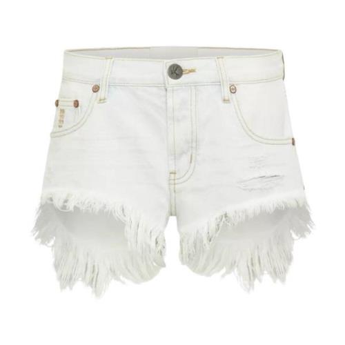 One Teaspoon Denim Shorts Blue, Dam