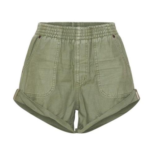 One Teaspoon Gröna Damshorts Avslappnad Stil Green, Dam