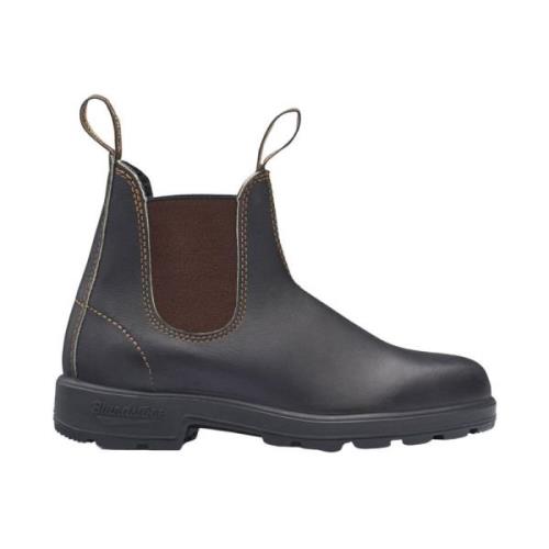 Blundstone Bruna läderankelstövlar unisex Brown, Herr