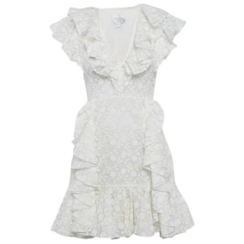 Giambattista Valli Pre-owned Pre-owned Silke klnningar White, Dam