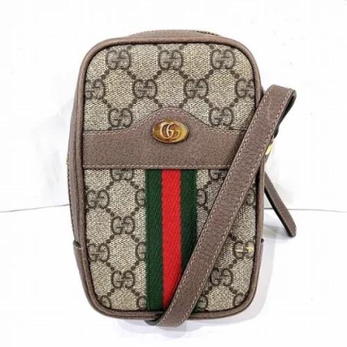 Gucci Vintage Pre-owned Canvas gucci-vskor Brown, Dam