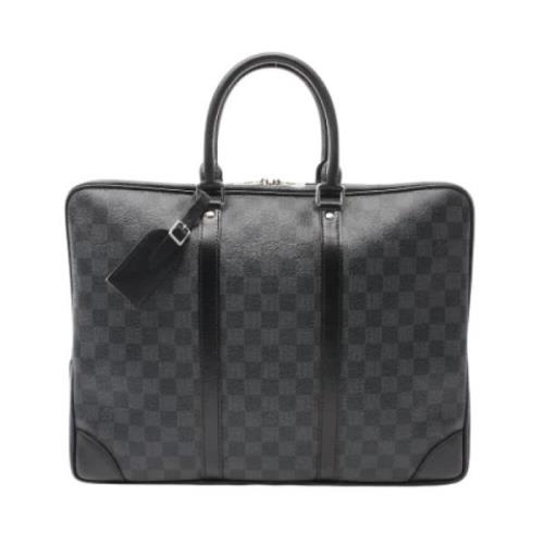 Louis Vuitton Vintage Pre-owned Canvas louis-vuitton-vskor Black, Herr