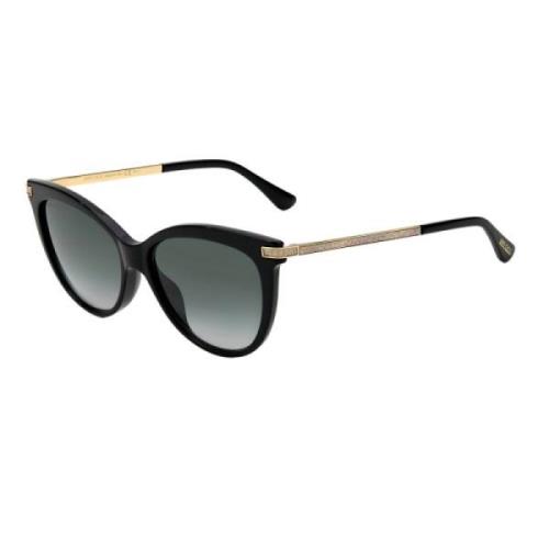 Jimmy Choo Svart Acetat Dam Solglasögon Black, Dam