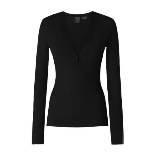 Pinko Stilfull Stickad Klädkollektion Black, Dam