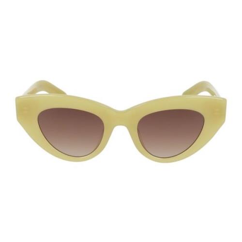 Kaleos Cat-eye solglasögon Campbell Yellow, Unisex