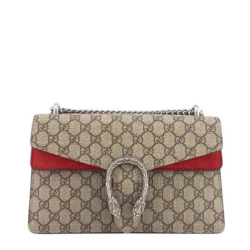 Gucci Vintage Pre-owned Canvas gucci-vskor Beige, Dam