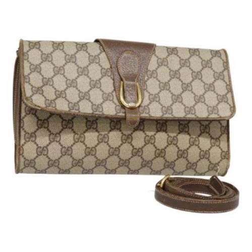 Gucci Vintage Pre-owned Laeder gucci-vskor Beige, Dam