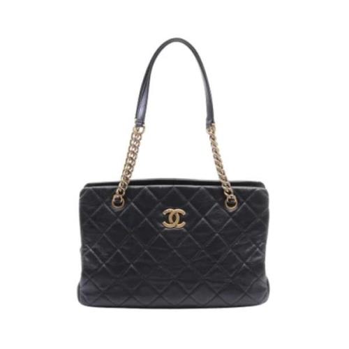 Chanel Vintage Pre-owned Laeder chanel-vskor Black, Dam