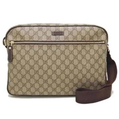 Gucci Vintage Pre-owned Canvas gucci-vskor Beige, Dam