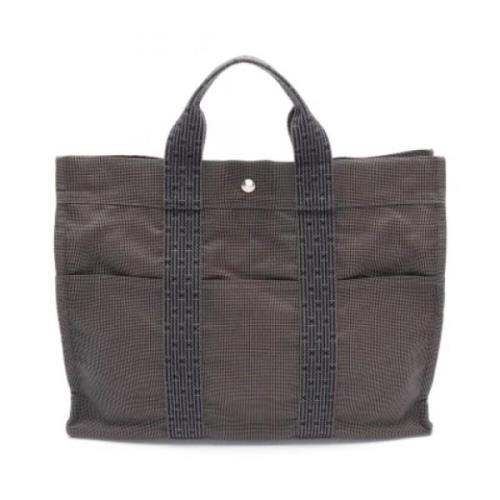 Hermès Vintage Pre-owned Canvas totevskor Gray, Unisex