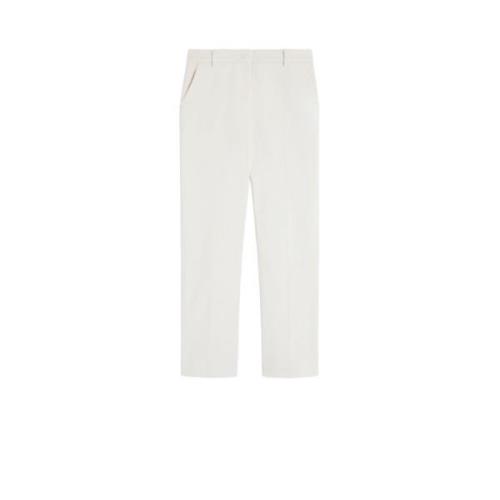 Max Mara Weekend Vita Byxor Marrucca White, Dam