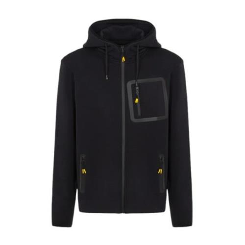 F**k Herrhoodie Fw24-2010 syntetiskt material Black, Herr