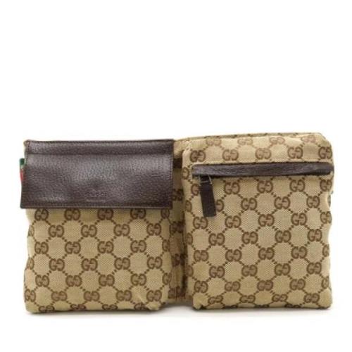 Gucci Vintage Pre-owned Canvas gucci-vskor Beige, Herr