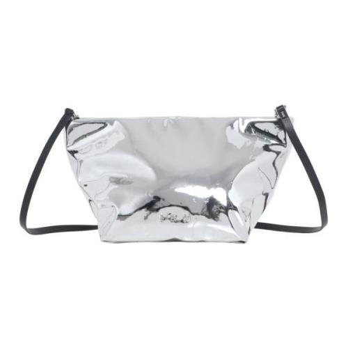 IRO Spegel Effekt Clutch Väska Gray, Dam