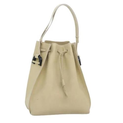 Gucci Vintage Pre-owned Laeder handvskor Beige, Dam