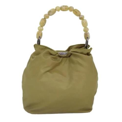 Dior Vintage Pre-owned Nylon dior-vskor Beige, Dam