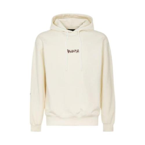 Disclaimer Herrhoodie, bomull, stil 24Ids54500 White, Herr