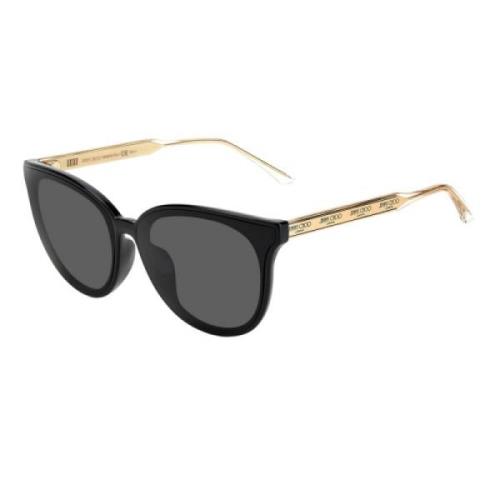 Jimmy Choo Svarta Injicerade Solglasögon Black, Unisex