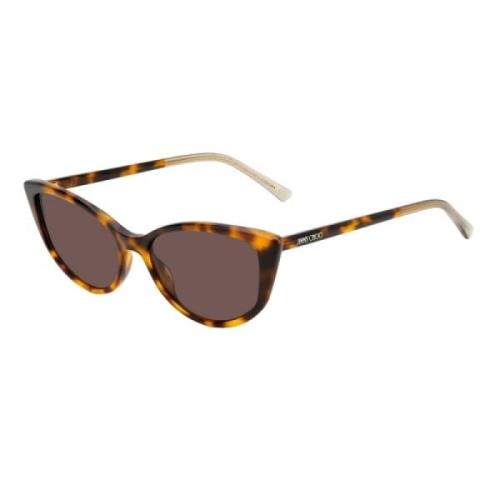 Jimmy Choo Brun Acetat Dam Solglasögon Brown, Dam