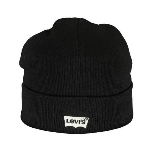 Levi's Svart Akryl Hatt Mössa Black, Unisex