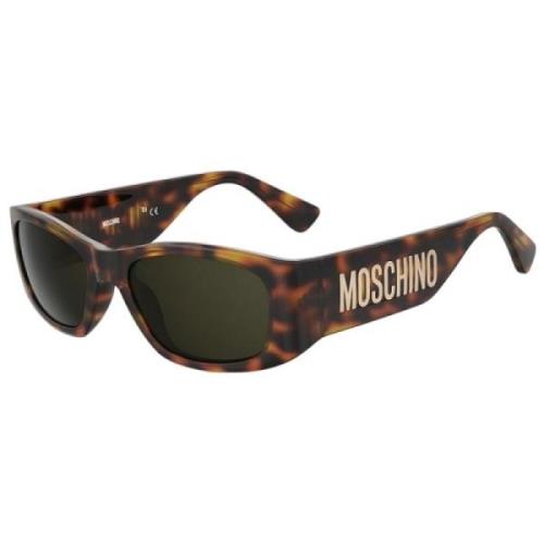 Moschino Brun Acetat Dam Solglasögon Brown, Dam