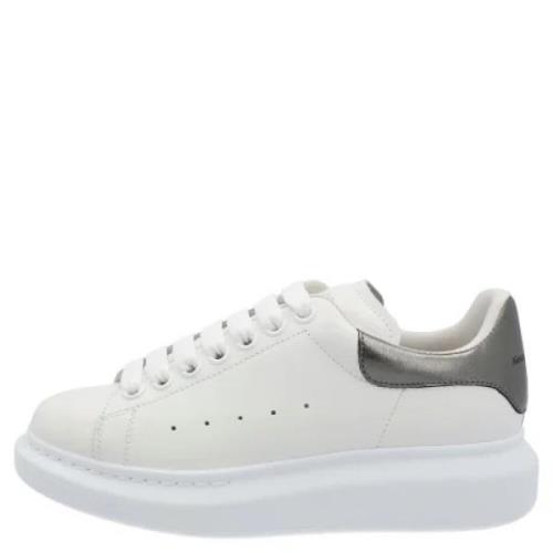 Alexander McQueen Laeder sneakers White, Dam