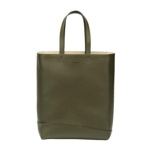 Testoni Noto Tote BAG Deluxe Grained Calf Green, Unisex