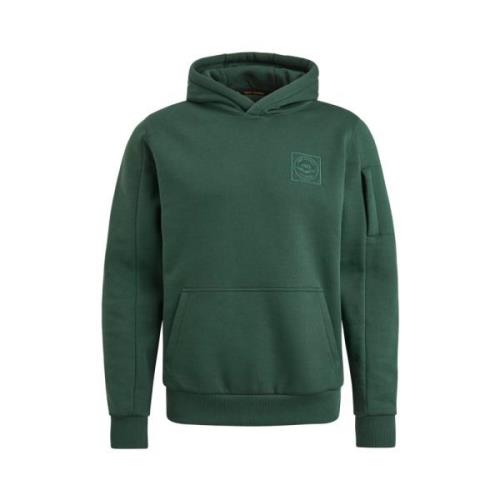 PME Legend Huvad Kors Fleece Tröja Green, Herr