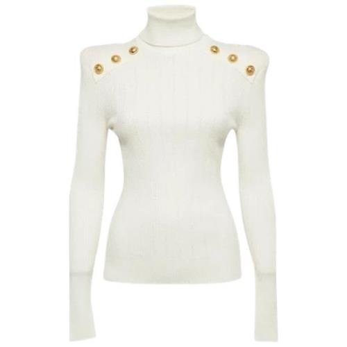 Balmain Pre-owned Pre-owned Tyg toppar White, Dam