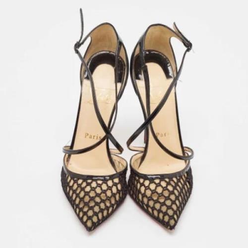 Christian Louboutin Pre-owned Pre-owned Mesh klackskor Black, Dam