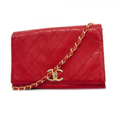 Chanel Vintage Pre-owned Laeder chanel-vskor Red, Dam