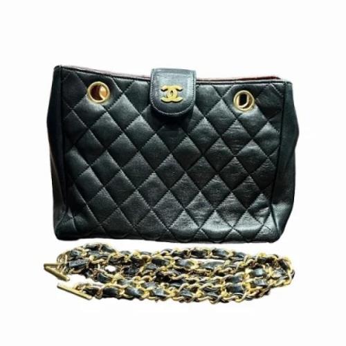 Chanel Vintage Pre-owned Laeder chanel-vskor Black, Dam