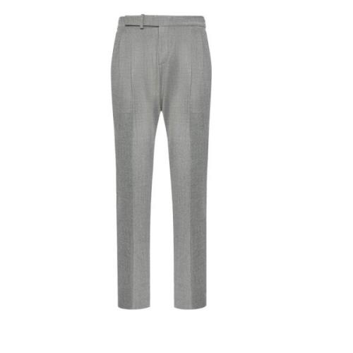 Boggi Milano Byxor i stretchflanell Gray, Herr