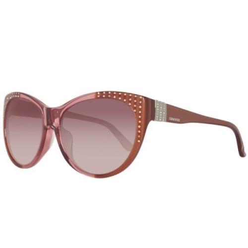 Swarovski Bronze Brun Dam Solglasögon Acetat Multicolor, Dam