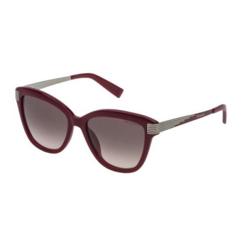 Trussardi Röda Acetat Dam Solglasögon Red, Dam