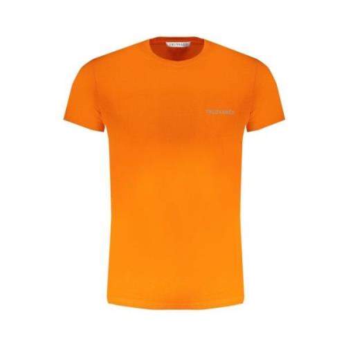 Trussardi Orange T-shirt med tryck Orange, Herr