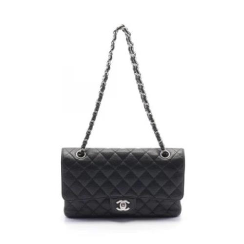 Chanel Vintage Pre-owned Laeder axelremsvskor Black, Dam