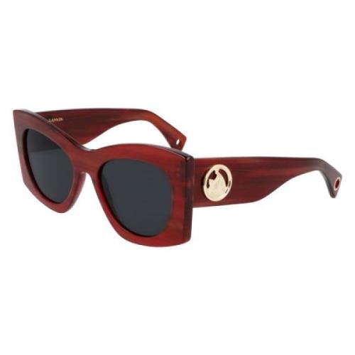 Lanvin Röda Acetat Dam Solglasögon Red, Dam